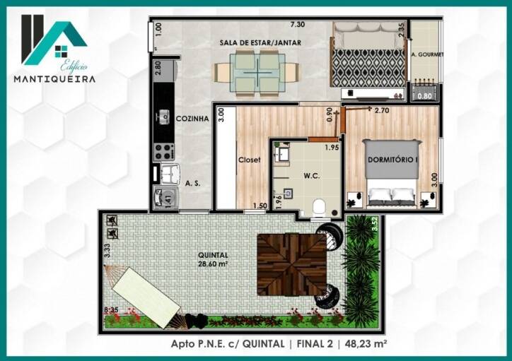 Apartamento, 2 quartos, 48 m² - Foto 11